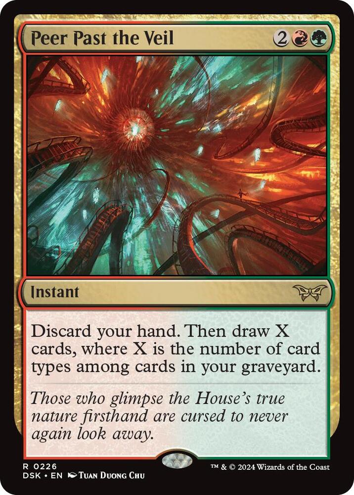 Peer Past the Veil [Duskmourn: House of Horror]