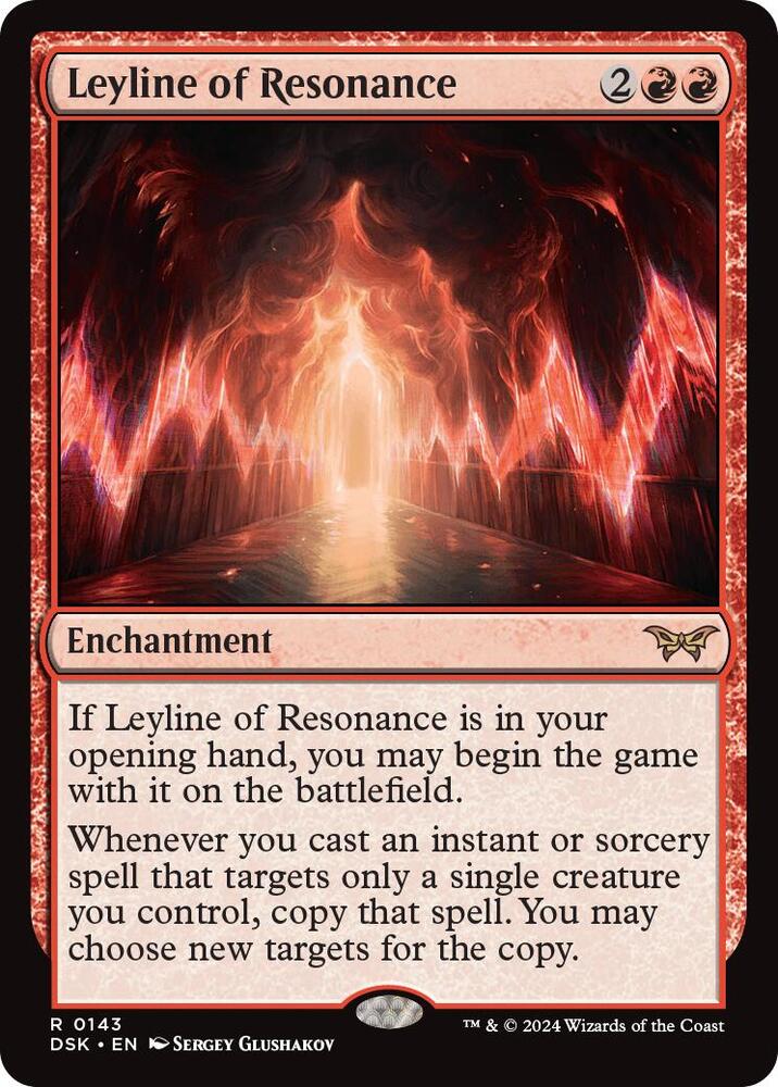 Leyline of Resonance [Duskmourn: House of Horror]