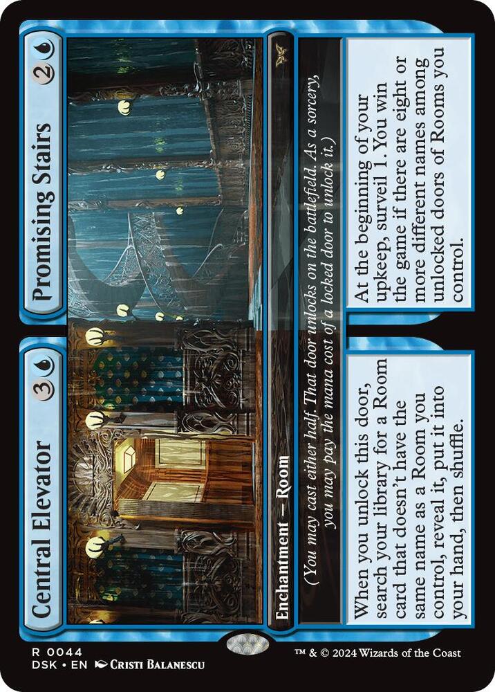 Central Elevator // Promising Stairs [Duskmourn: House of Horror]