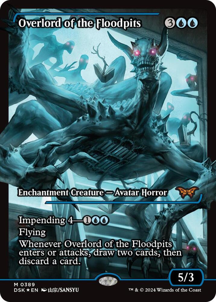 Overlord of the Floodpits (Japan Showcase) [Duskmourn: House of Horror]