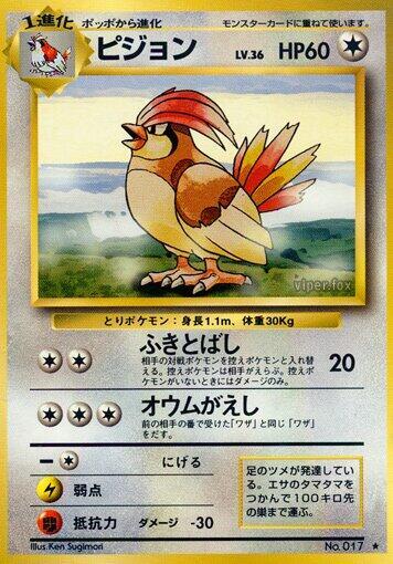 Pidgeotto (None) [Expansion Pack] (Japanese)