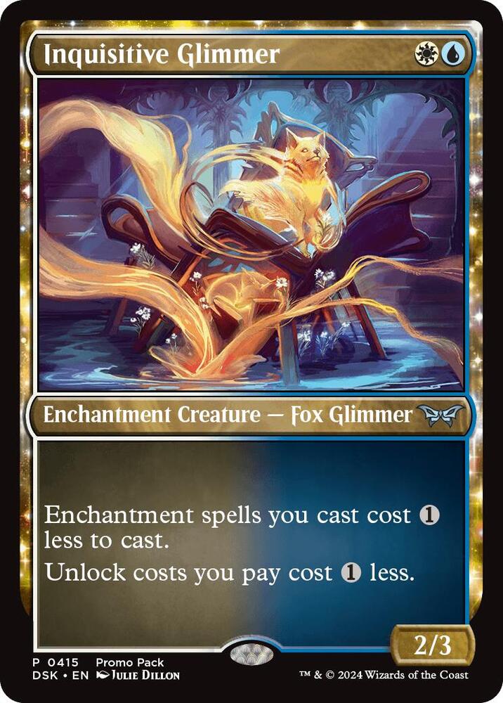 Inquisitive Glimmer (Promo Pack) [Duskmourn: House of Horror Promos]
