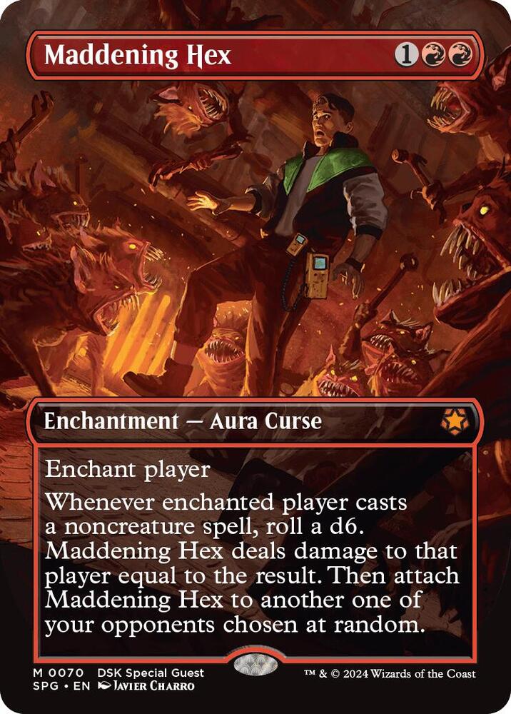 Maddening Hex (Borderless) [Duskmourn: House of Horror Special Guests]