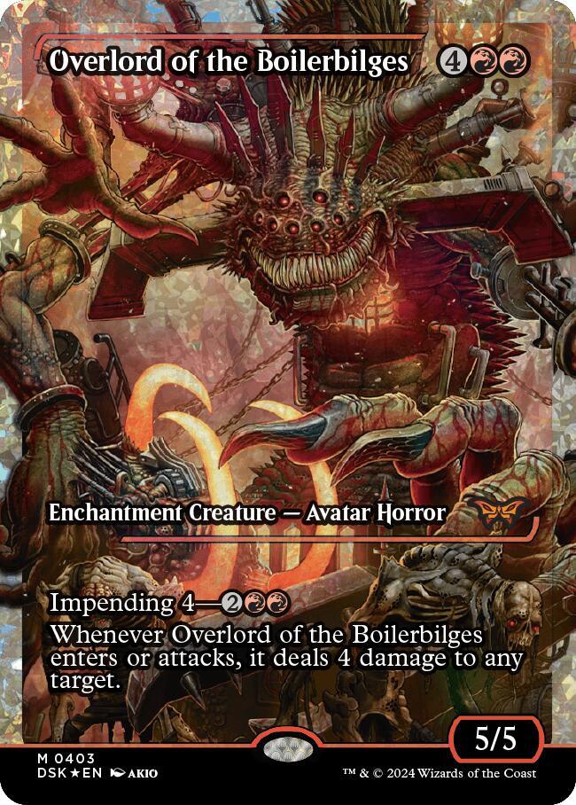 Overlord of the Boilerbilges (Japan Showcase Fracture Foil) (Japanese) [Duskmourn: House of Horror]