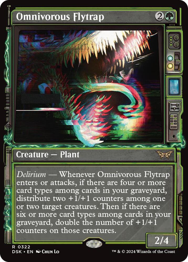 Omnivorous Flytrap (Showcase) [Duskmourn: House of Horror]