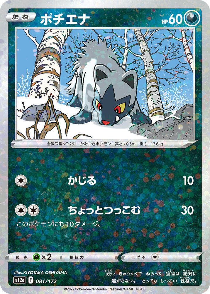 Poochyena - 081/172 (Mirror Holofoil) (081/172) [S12a: VSTAR Universe] (Japanese)