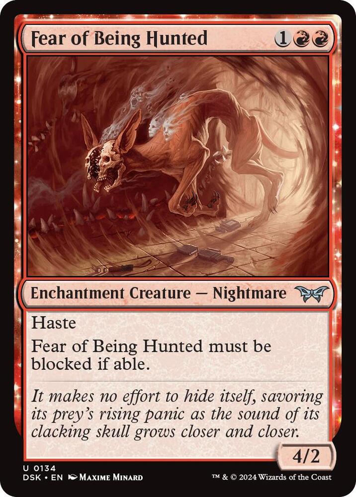 Fear of Being Hunted [Duskmourn: House of Horror]