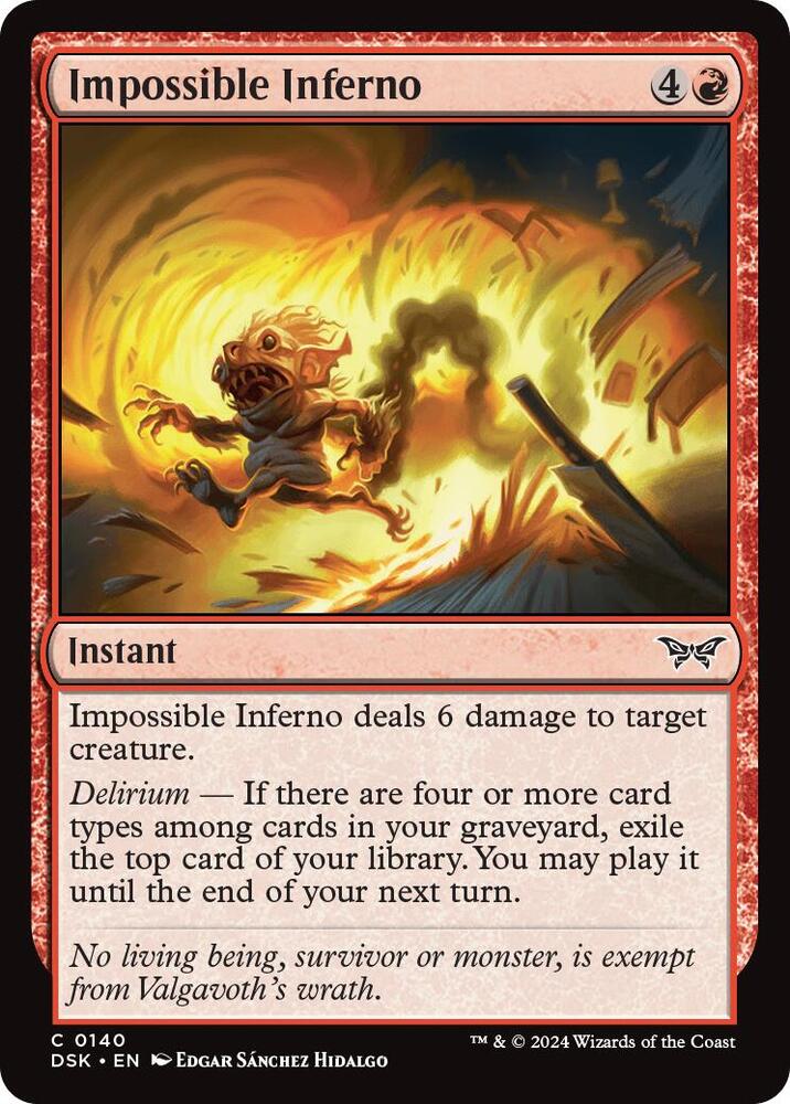 Impossible Inferno [Duskmourn: House of Horror]