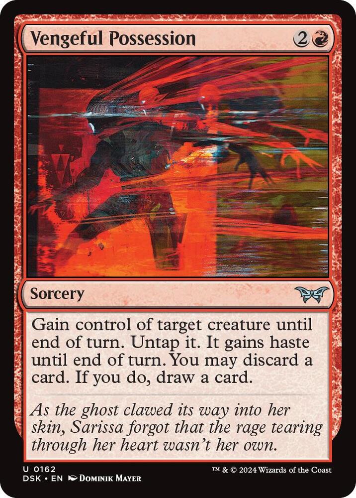 Vengeful Possession [Duskmourn: House of Horror]