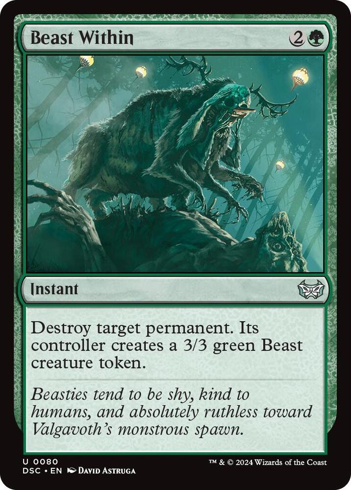 Beast Within [Duskmourn: House of Horror Commander]