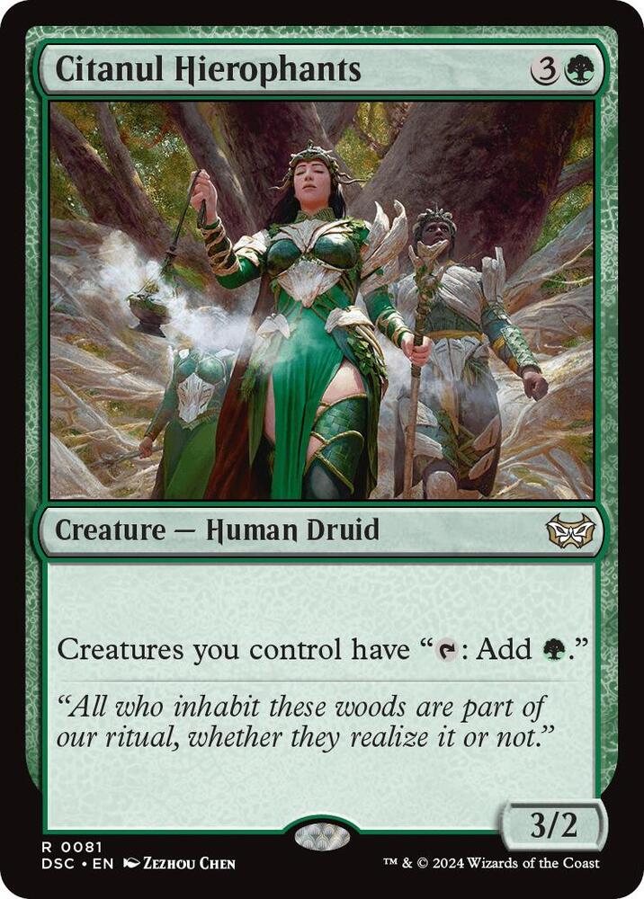 Citanul Hierophants [Duskmourn: House of Horror Commander]