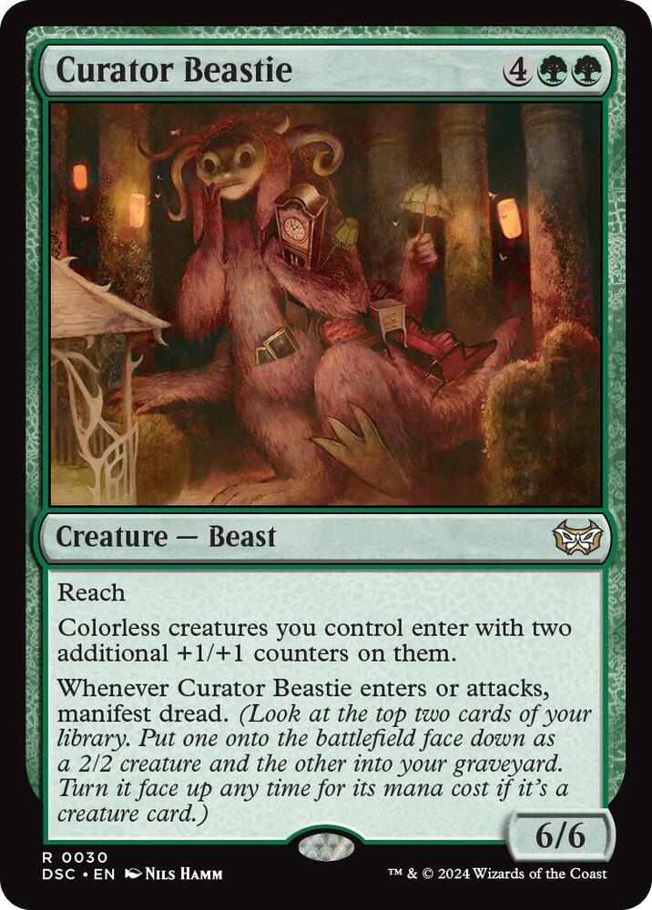 Curator Beastie [Duskmourn: House of Horror Commander]
