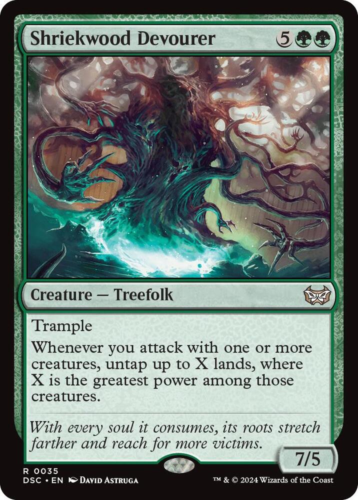 Shriekwood Devourer [Duskmourn: House of Horror Commander]