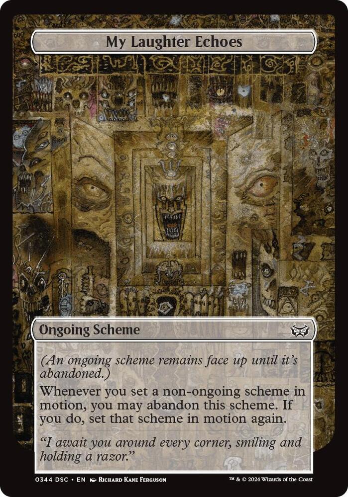 My Laughter Echoes (Full Art) [Duskmourn: Archenemy]