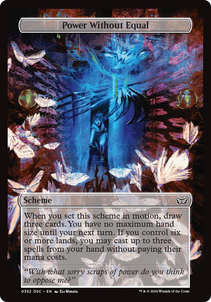 Power Without Equal (Full Art) [Duskmourn: Archenemy]
