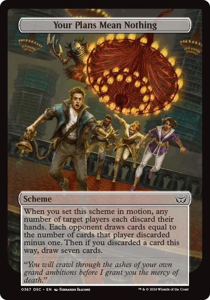 Your Plans Mean Nothing (Full Art) [Duskmourn: Archenemy]