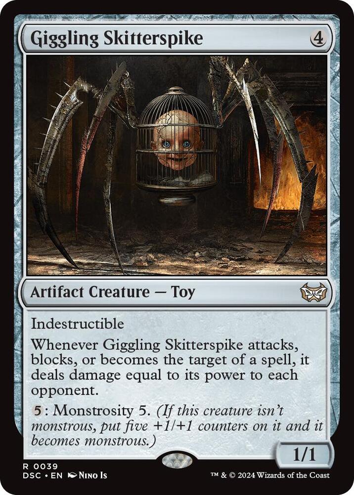 Giggling Skitterspike [Duskmourn: House of Horror Commander]