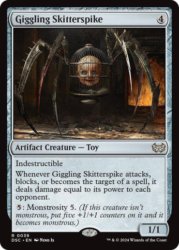 Giggling Skitterspike [Duskmourn: House of Horror Commander]