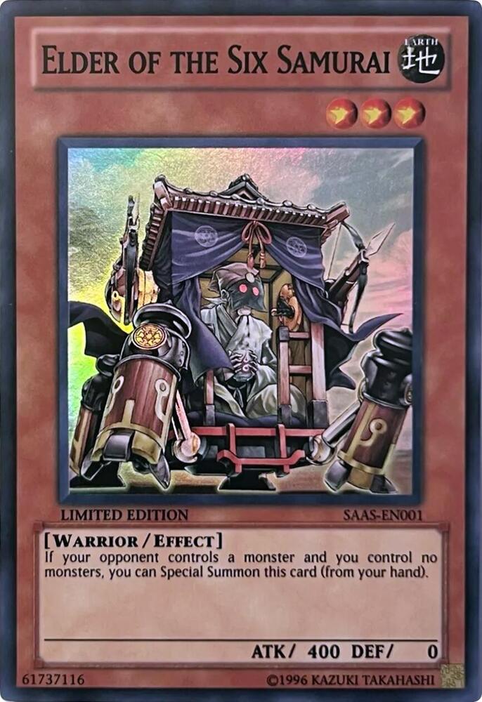 Elder of the Six Samurai [SAAS-EN001] Super Rare