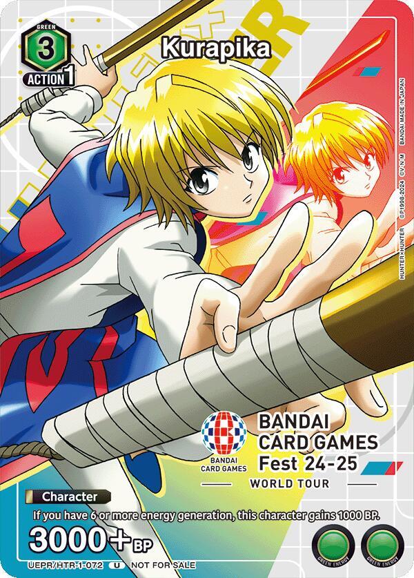 Kurapika (BANDAI Card Games Fest 24-25 World Tour) (UEPR/HTR-1-072) [Union Arena Promotion Cards]