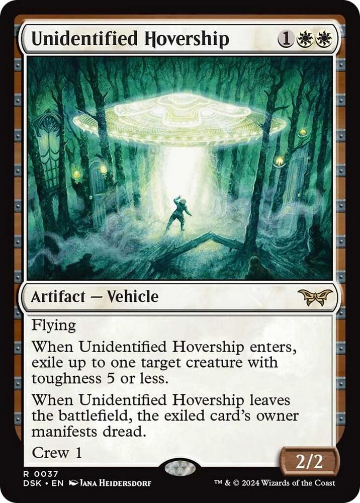 Unidentified Hovership [Duskmourn: House of Horror]