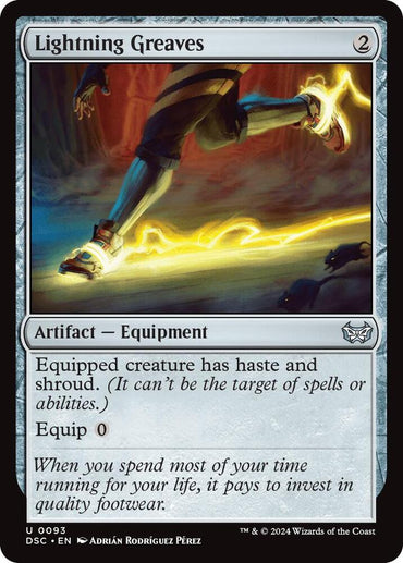 Lightning Greaves [Duskmourn: House of Horror Commander]