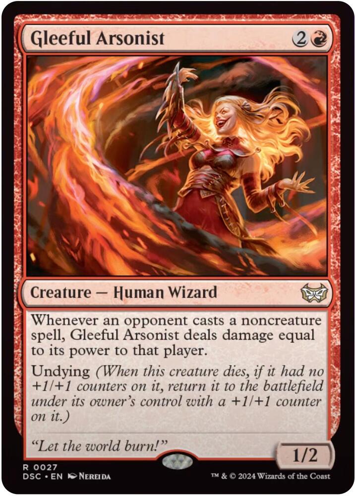 Gleeful Arsonist [Duskmourn: House of Horror Commander]