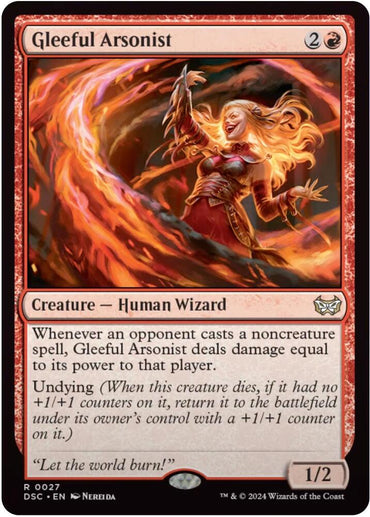 Gleeful Arsonist [Duskmourn: House of Horror Commander]