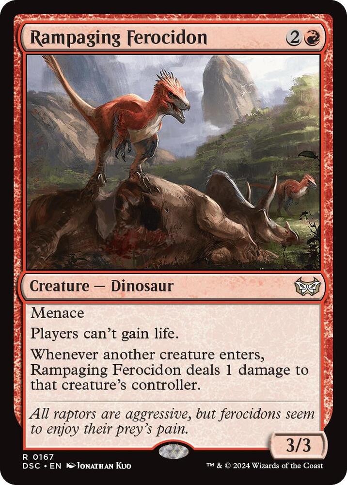 Rampaging Ferocidon [Duskmourn: House of Horror Commander]