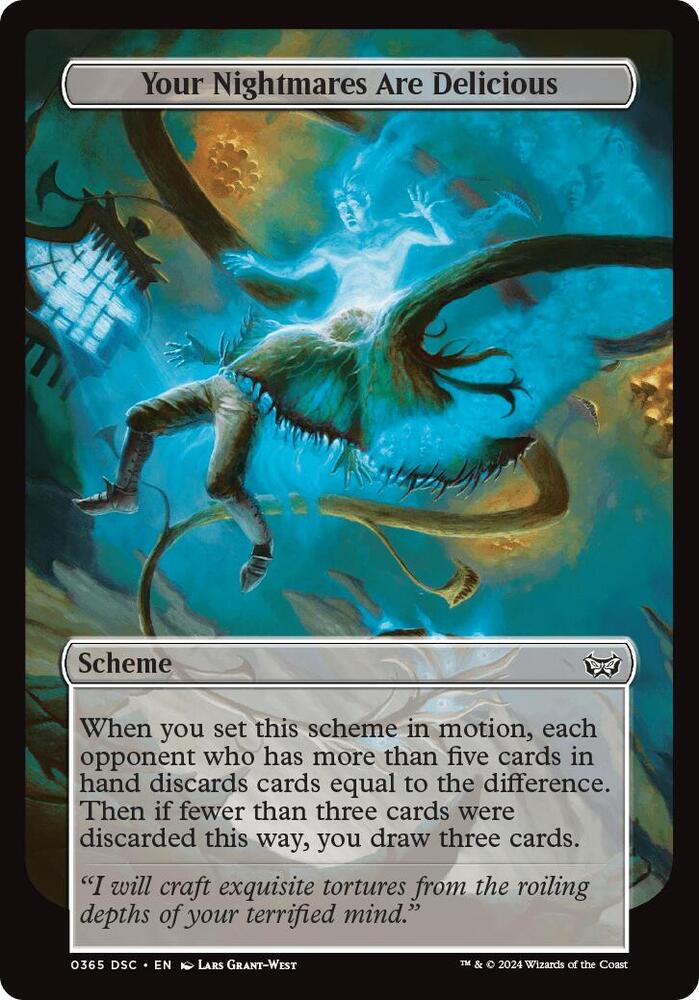 Your Nightmares are Delicious (Full Art) [Duskmourn: Archenemy]