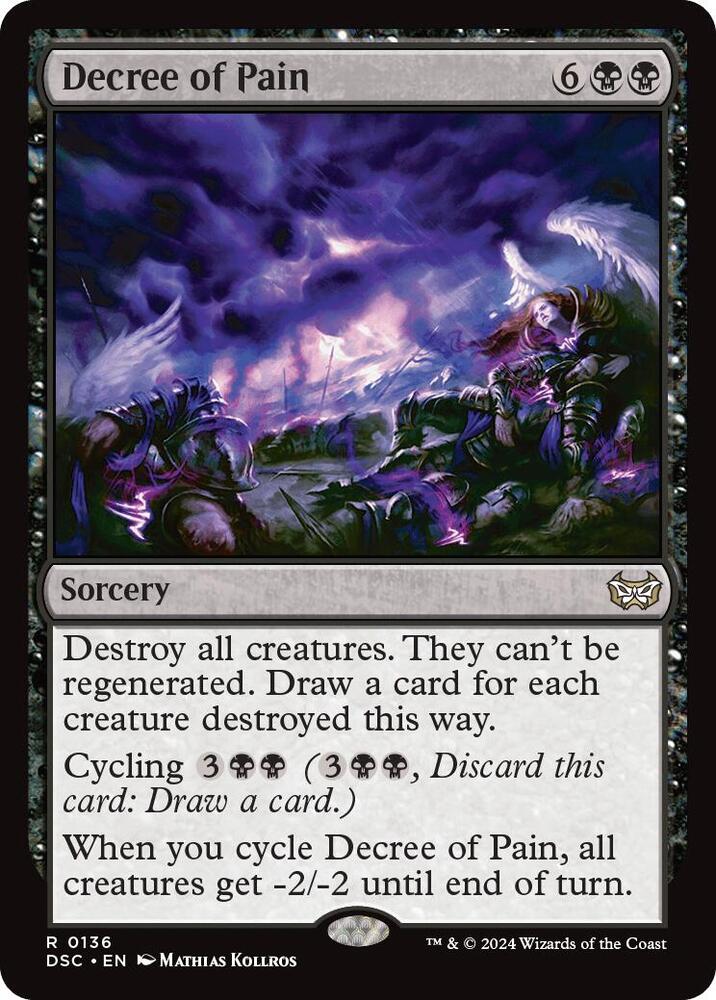 Decree of Pain [Duskmourn: House of Horror Commander]