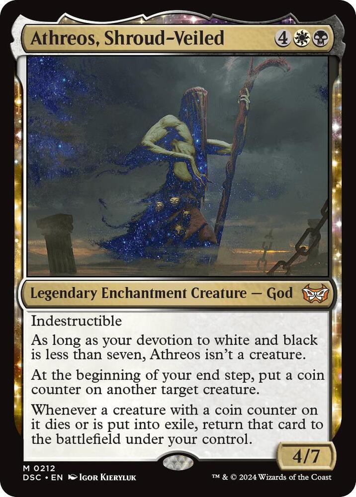 Athreos, Shroud-Veiled [Duskmourn: House of Horror Commander]