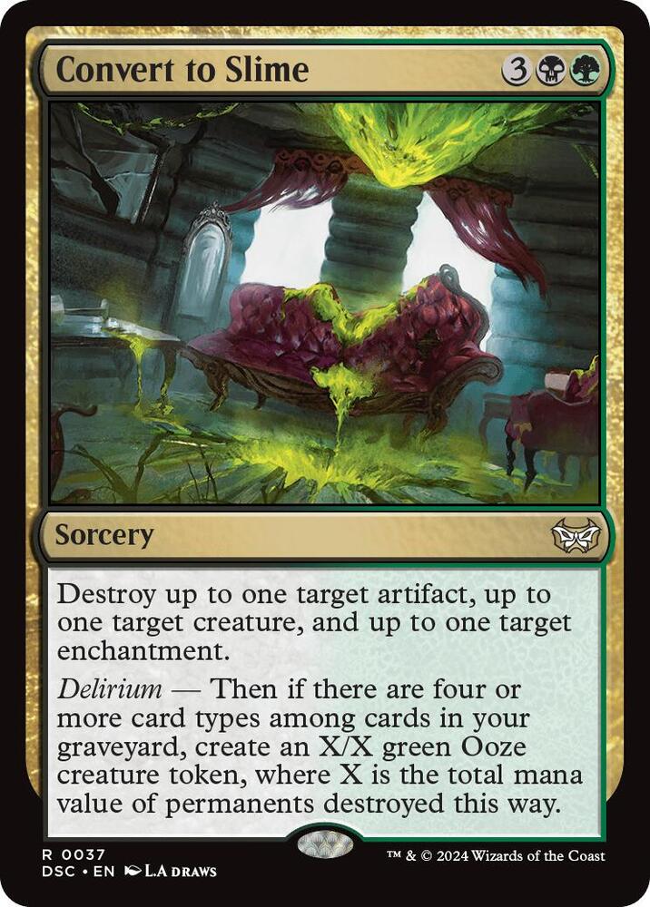 Convert to Slime [Duskmourn: House of Horror Commander]