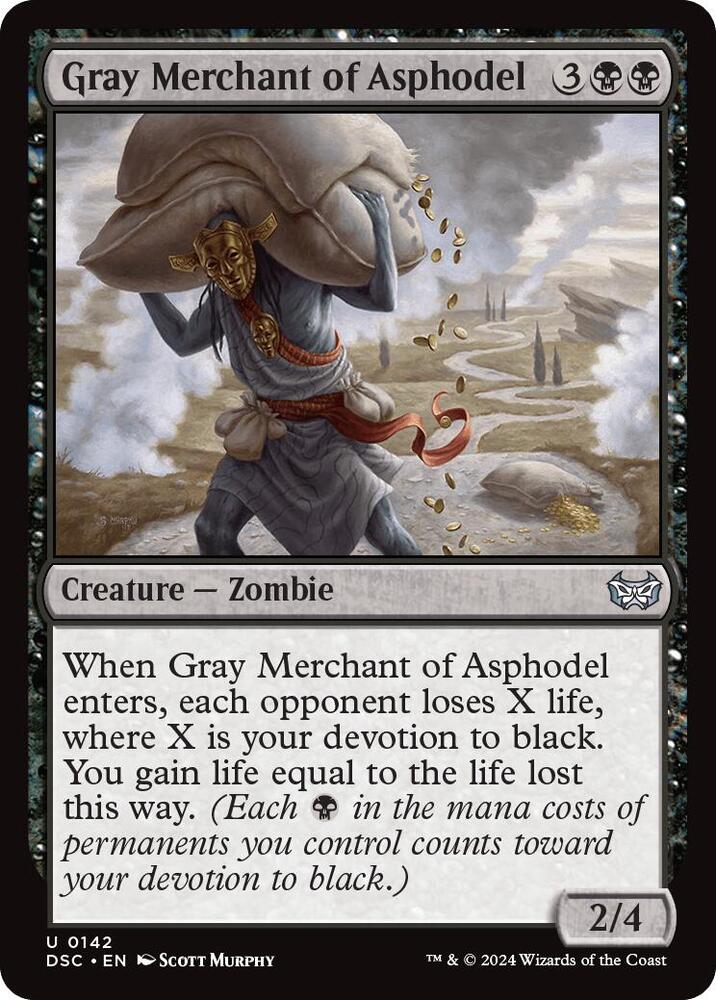 Gray Merchant of Asphodel [Duskmourn: House of Horror Commander]