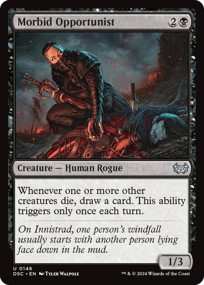 Morbid Opportunist [Duskmourn: House of Horror Commander]