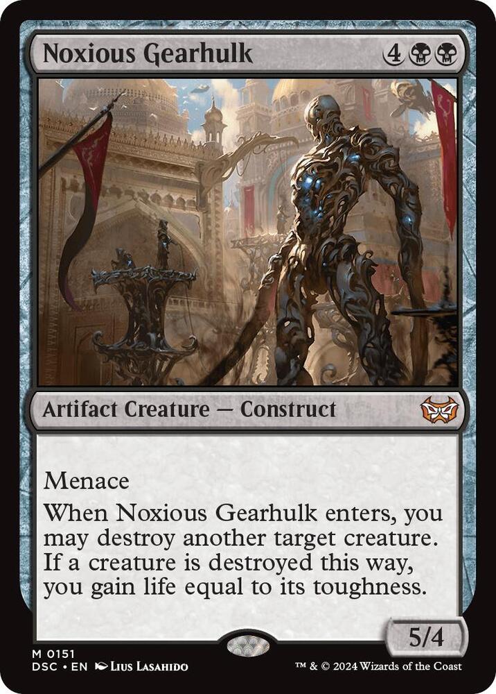Noxious Gearhulk [Duskmourn: House of Horror Commander]