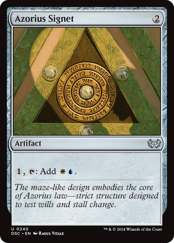 Azorius Signet [Duskmourn: House of Horror Commander]
