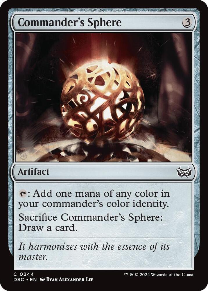 Commander's Sphere [Duskmourn: House of Horror Commander]