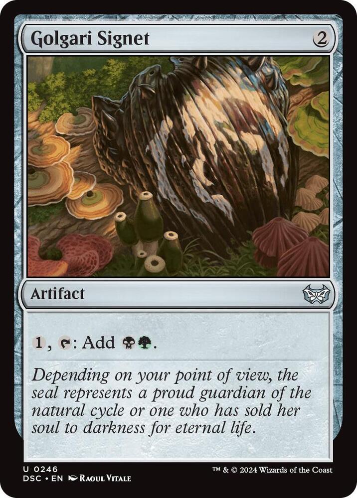 Golgari Signet [Duskmourn: House of Horror Commander]