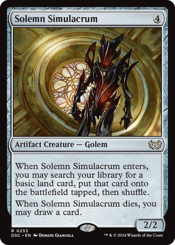 Solemn Simulacrum [Duskmourn: House of Horror Commander]