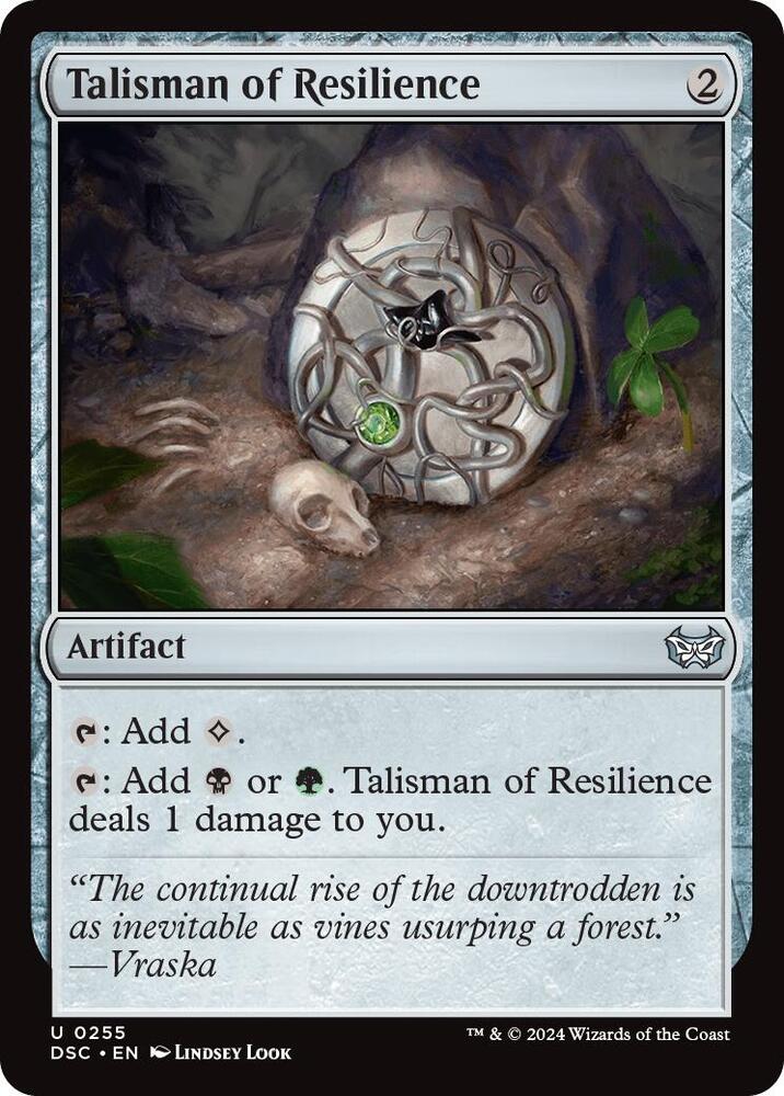 Talisman of Resilience [Duskmourn: House of Horror Commander]