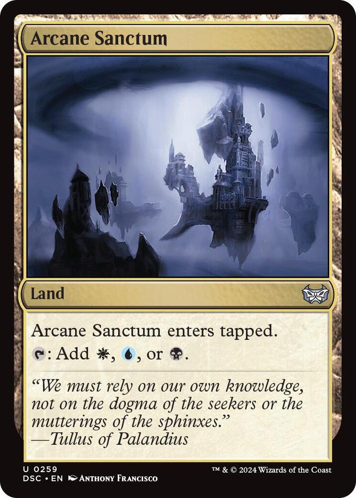 Arcane Sanctum [Duskmourn: House of Horror Commander]