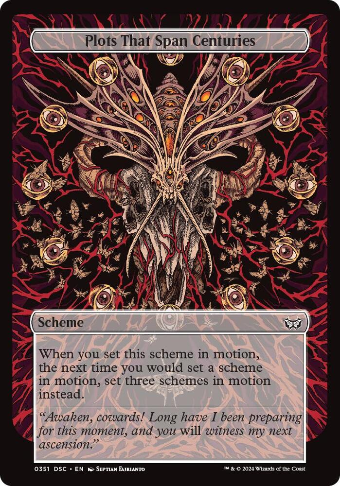 Plots That Span Centuries (Full Art) [Duskmourn: Archenemy]