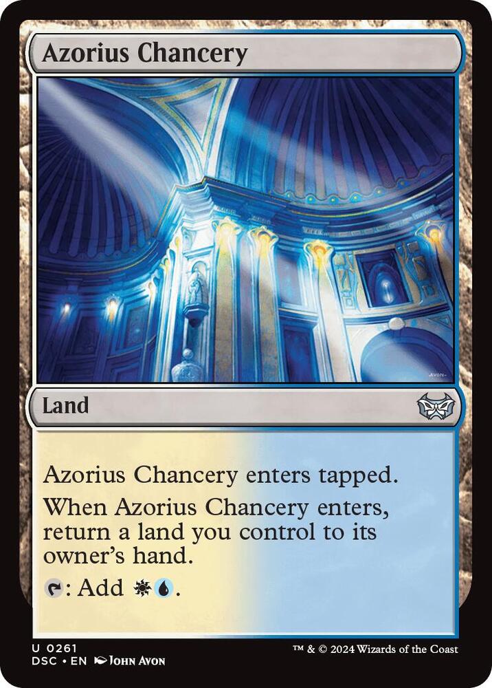 Azorius Chancery [Duskmourn: House of Horror Commander]