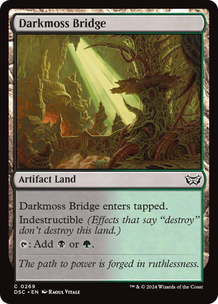 Darkmoss Bridge [Duskmourn: House of Horror Commander]