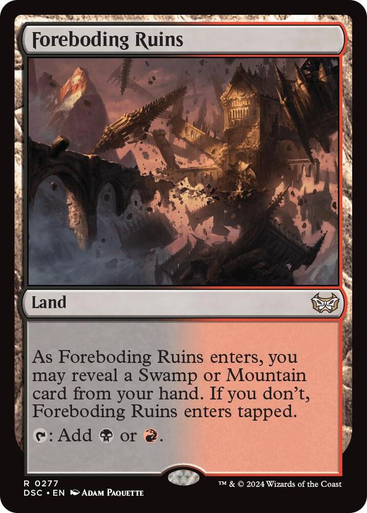 Foreboding Ruins [Duskmourn: House of Horror Commander]