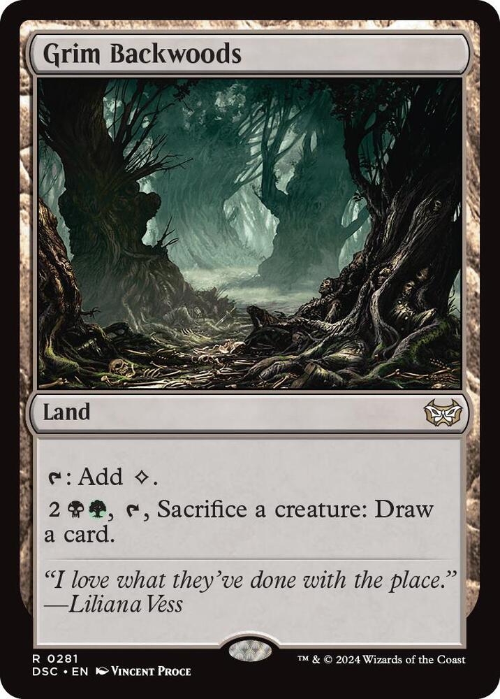 Grim Backwoods [Duskmourn: House of Horror Commander]