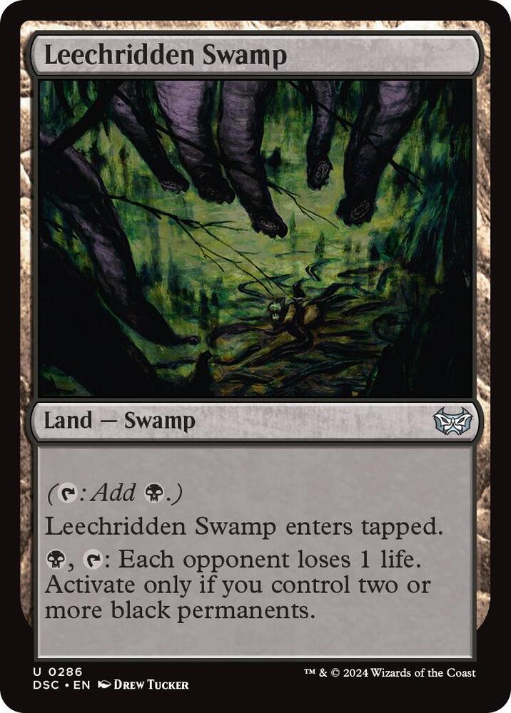 Leechridden Swamp [Duskmourn: House of Horror Commander]
