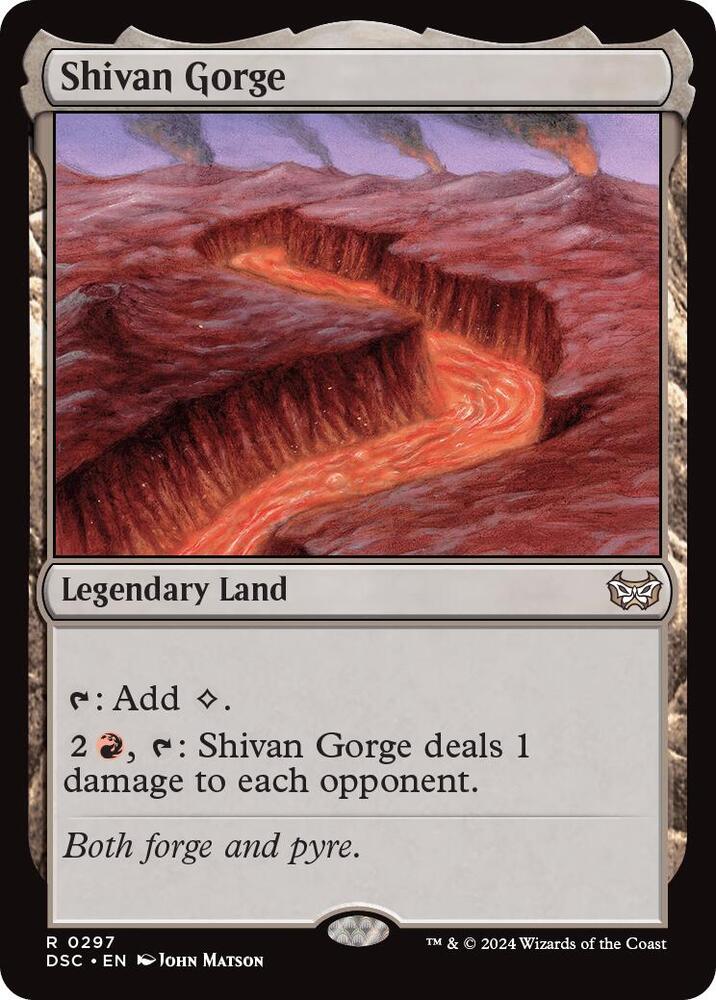 Shivan Gorge [Duskmourn: House of Horror Commander]