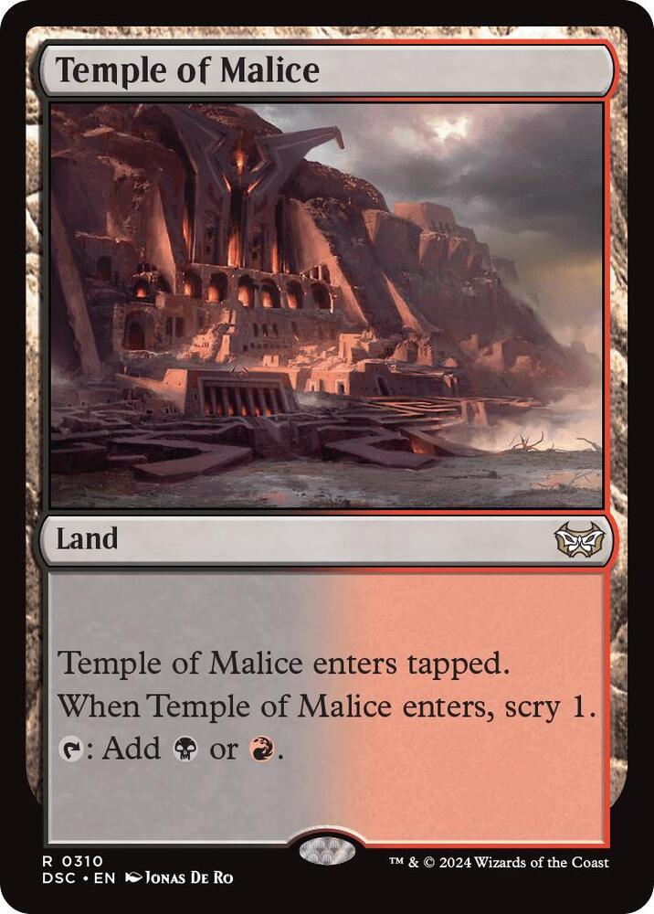 Temple of Malice [Duskmourn: House of Horror Commander]